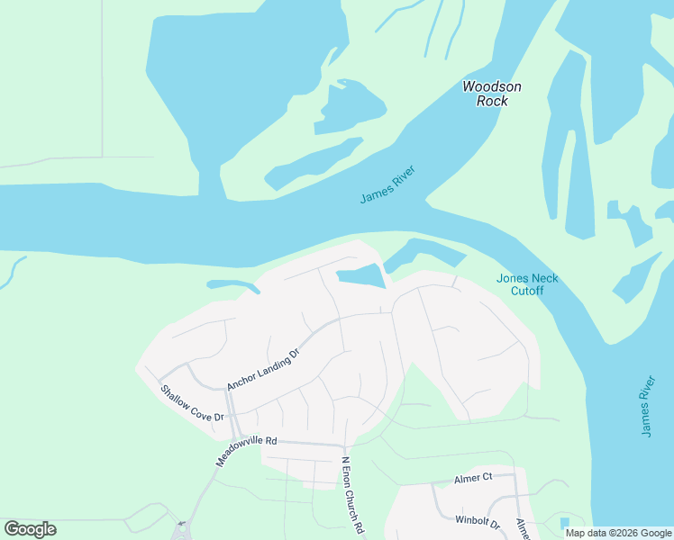 map of restaurants, bars, coffee shops, grocery stores, and more near 2001 Channel View Terrace in Chester
