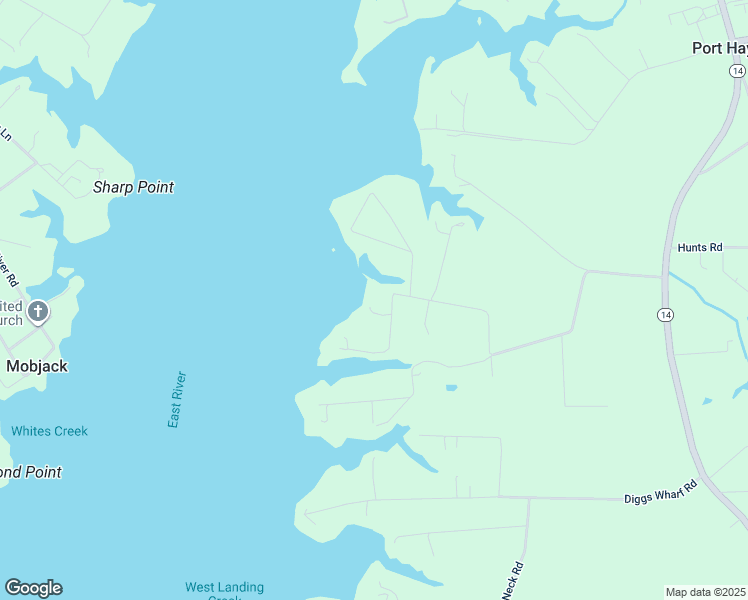 map of restaurants, bars, coffee shops, grocery stores, and more near 338 Riverview Road in Port Haywood