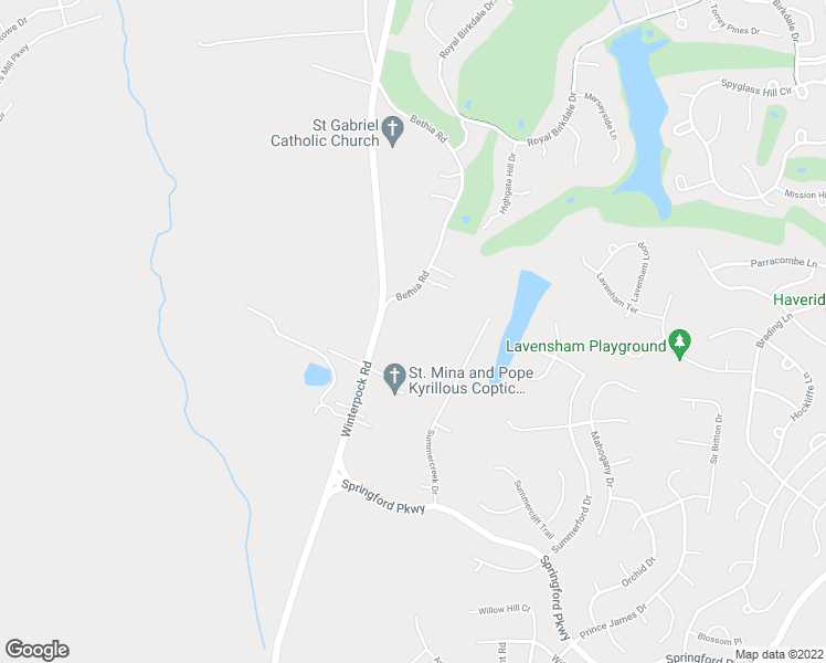 map of restaurants, bars, coffee shops, grocery stores, and more near 9407 Winterpock Road in Chesterfield