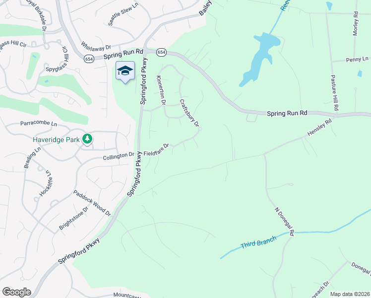 map of restaurants, bars, coffee shops, grocery stores, and more near 9900 Craftsbury Drive in Midlothian