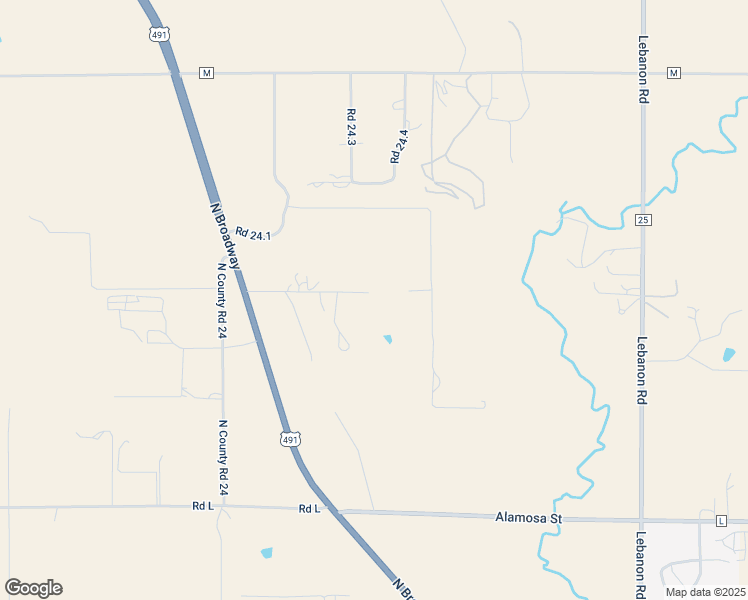 map of restaurants, bars, coffee shops, grocery stores, and more near 24340 Road L.5 in Cortez