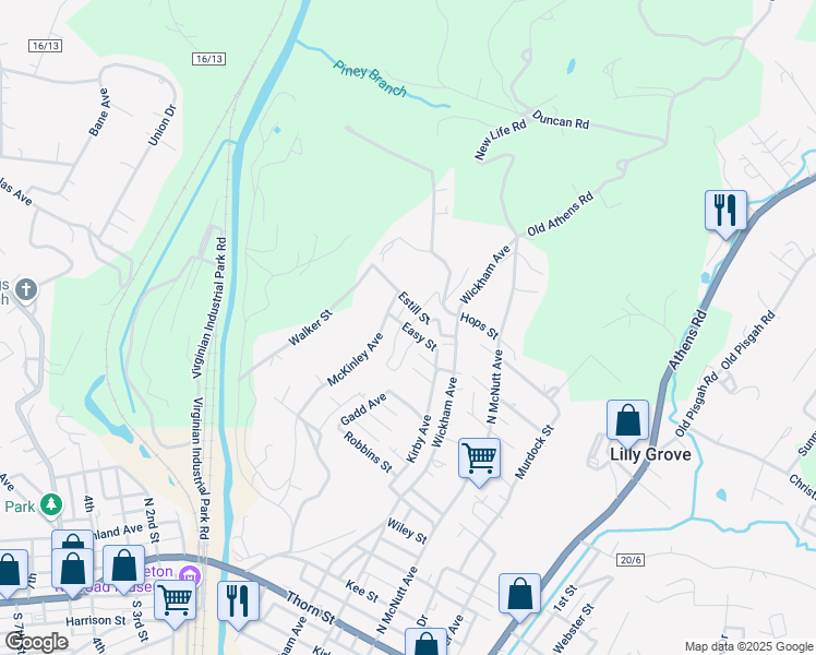 map of restaurants, bars, coffee shops, grocery stores, and more near 101 Boxcar Place in Princeton