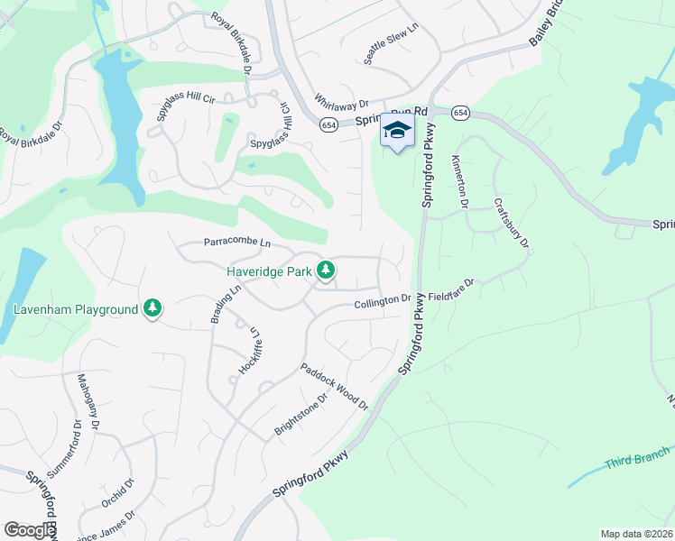 map of restaurants, bars, coffee shops, grocery stores, and more near 9607 Wivenhaust Rd in Midlothian