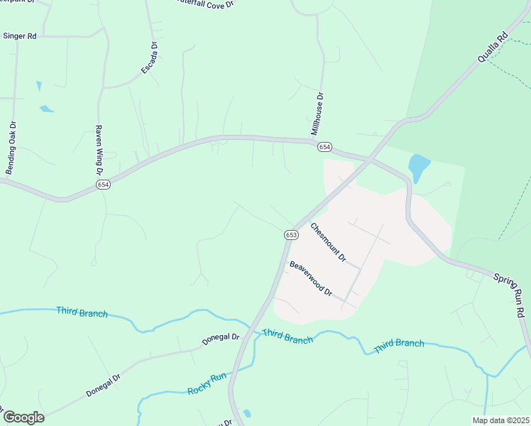 map of restaurants, bars, coffee shops, grocery stores, and more near 9918 Qualla Road in Chesterfield