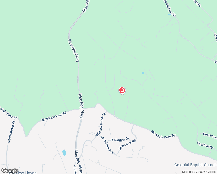 map of restaurants, bars, coffee shops, grocery stores, and more near 242 Parkview Drive in Blue Ridge
