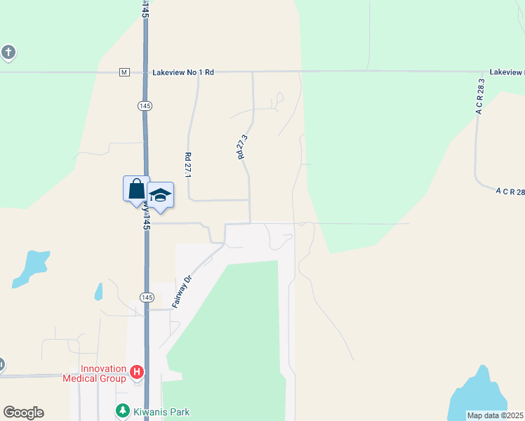 map of restaurants, bars, coffee shops, grocery stores, and more near 2726 Fairway Drive in Cortez