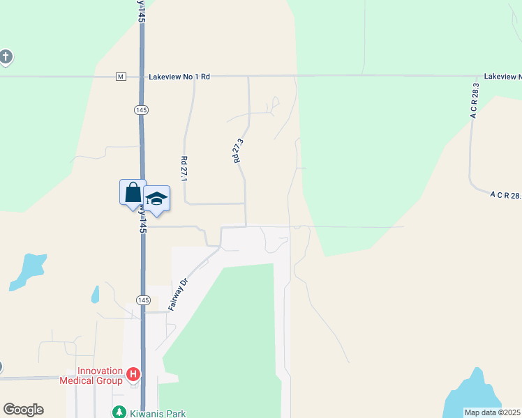 map of restaurants, bars, coffee shops, grocery stores, and more near 2726 Fairway Drive in Cortez