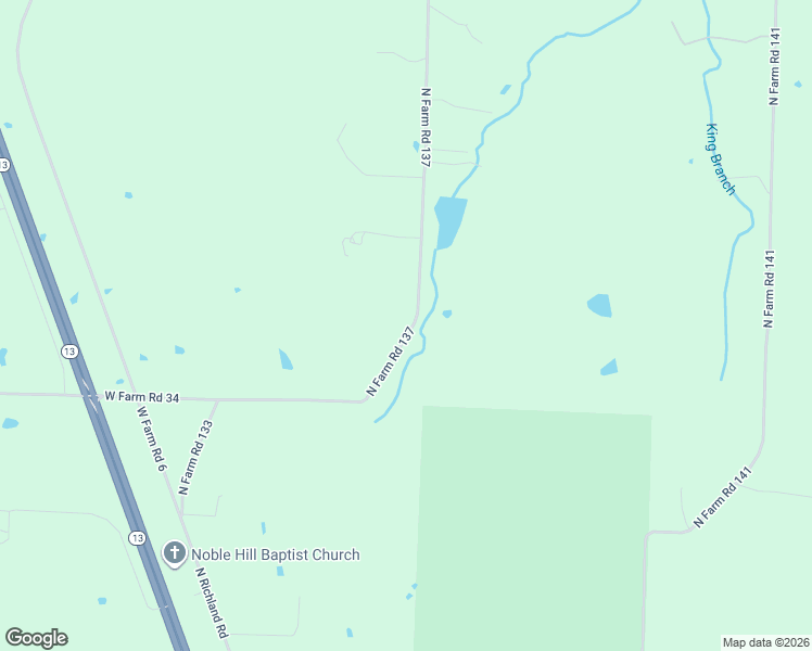 map of restaurants, bars, coffee shops, grocery stores, and more near 10069 West Farm Road 50 in Willard