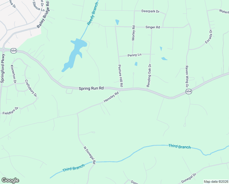 map of restaurants, bars, coffee shops, grocery stores, and more near 13010 Hensley Road in Midlothian