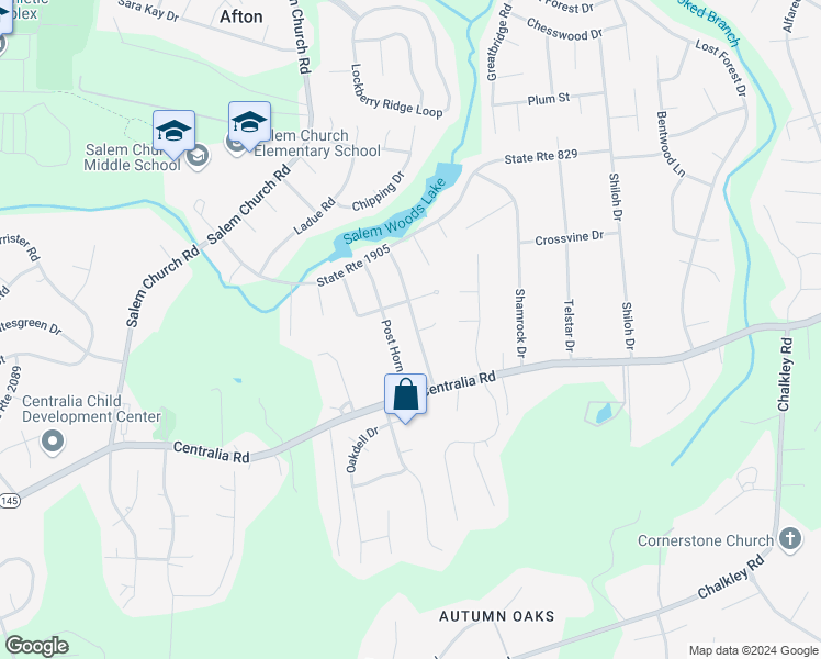 map of restaurants, bars, coffee shops, grocery stores, and more near 10018 Remora Drive in Richmond