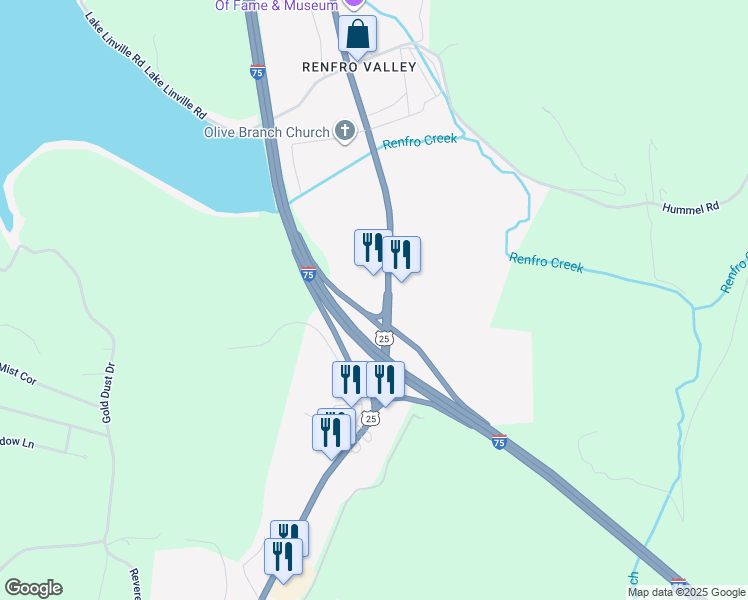 map of restaurants, bars, coffee shops, grocery stores, and more near in Mount Vernon