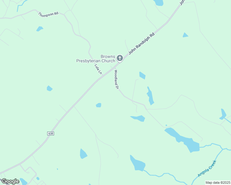 map of restaurants, bars, coffee shops, grocery stores, and more near 26 Woodland Drive in Farmville