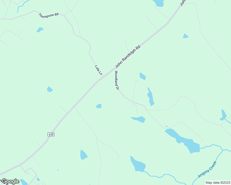 map of restaurants, bars, coffee shops, grocery stores, and more near 26 Woodland Drive in Farmville
