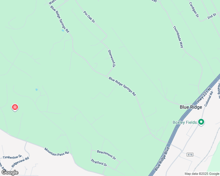 map of restaurants, bars, coffee shops, grocery stores, and more near 1965 Blue Ridge Turnpike in Fincastle