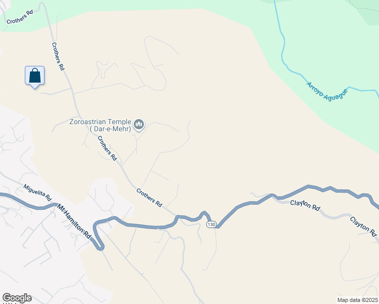 map of restaurants, bars, coffee shops, grocery stores, and more near Silveira Lane in San Jose