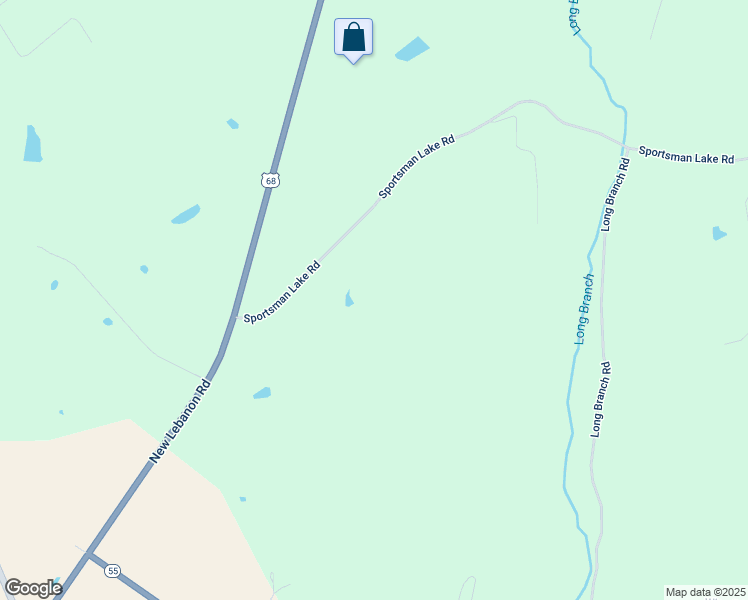 map of restaurants, bars, coffee shops, grocery stores, and more near 1-597 Sportsman Lake Road in Campbellsville