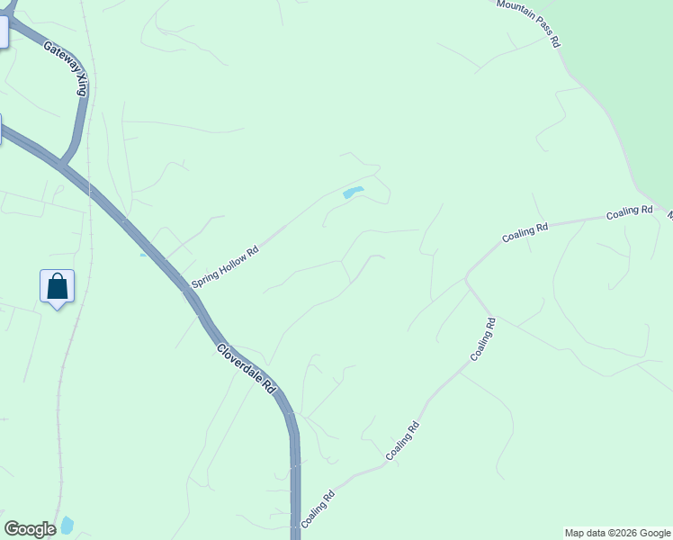 map of restaurants, bars, coffee shops, grocery stores, and more near 18-126 Oak Road in Troutville