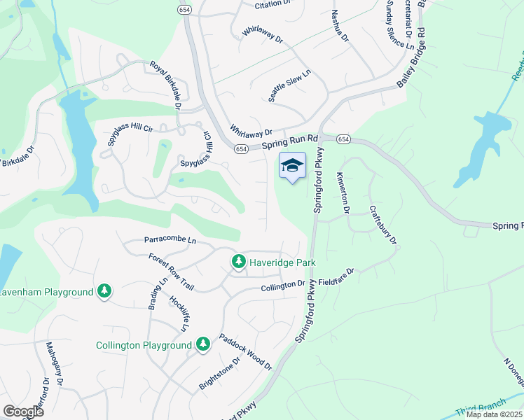 map of restaurants, bars, coffee shops, grocery stores, and more near 9406 Brocket Drive in Midlothian