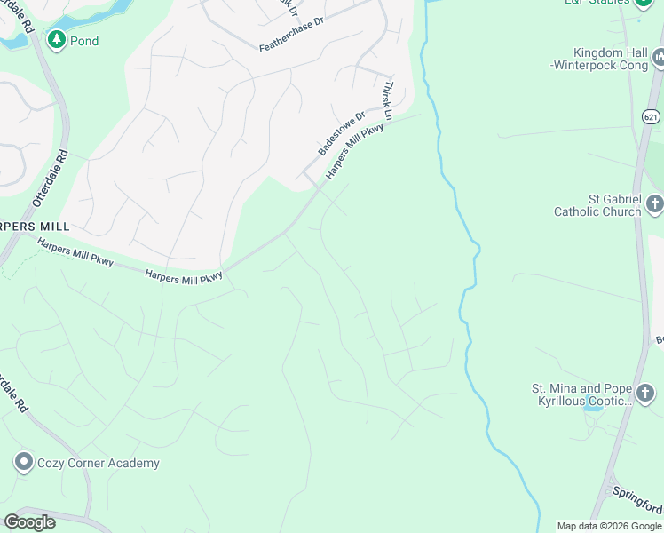 map of restaurants, bars, coffee shops, grocery stores, and more near 8607 Centerline Drive in Chesterfield