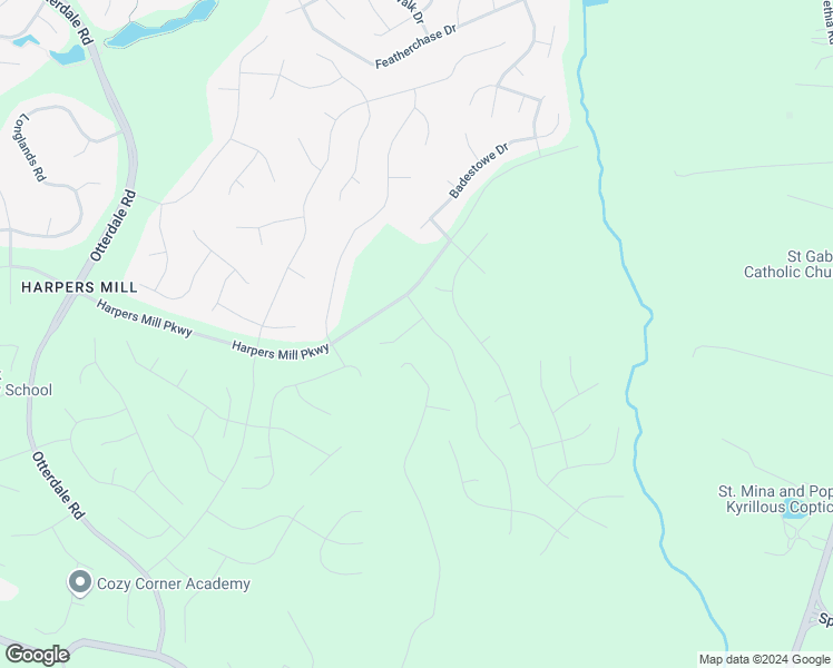 map of restaurants, bars, coffee shops, grocery stores, and more near 15507 Centerline Court in Chesterfield