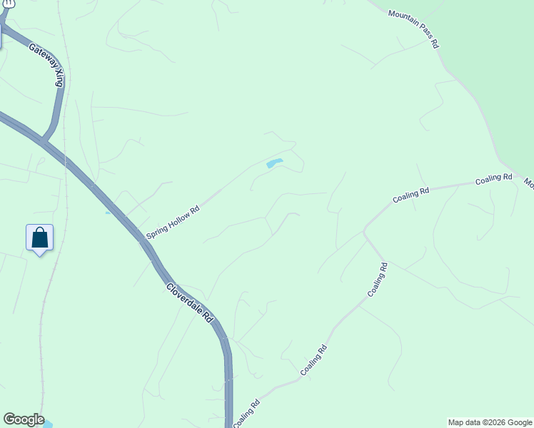 map of restaurants, bars, coffee shops, grocery stores, and more near 18 Oak Road in Troutville