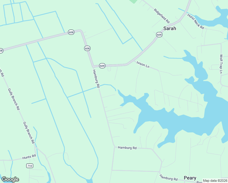 map of restaurants, bars, coffee shops, grocery stores, and more near Hamburg Road in Onemo