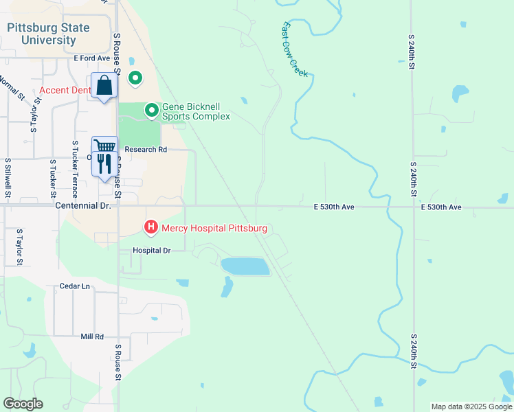 map of restaurants, bars, coffee shops, grocery stores, and more near 2601 Springdale Street in Pittsburg