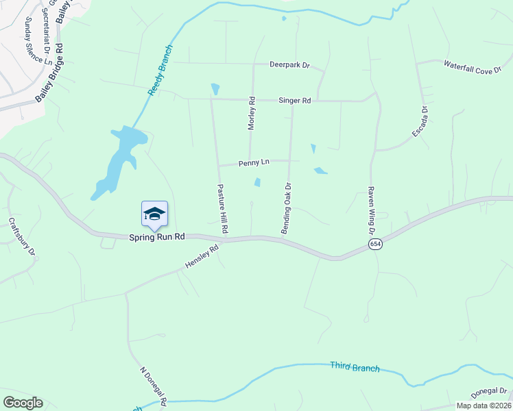map of restaurants, bars, coffee shops, grocery stores, and more near 12900 Spring Run Road in Midlothian
