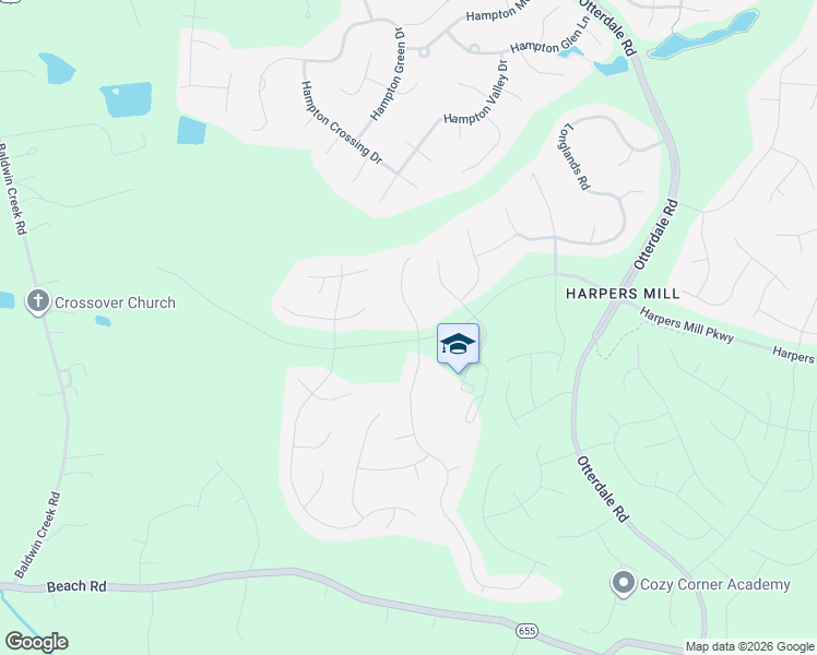 map of restaurants, bars, coffee shops, grocery stores, and more near 8472 Highmarker Court in Chesterfield