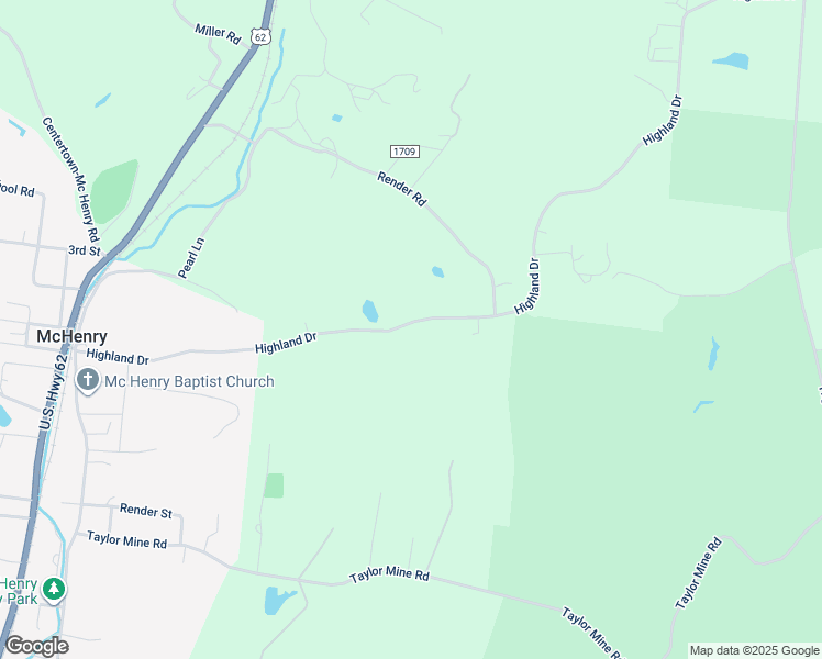 map of restaurants, bars, coffee shops, grocery stores, and more near 1825 Highland Drive in Beaver Dam