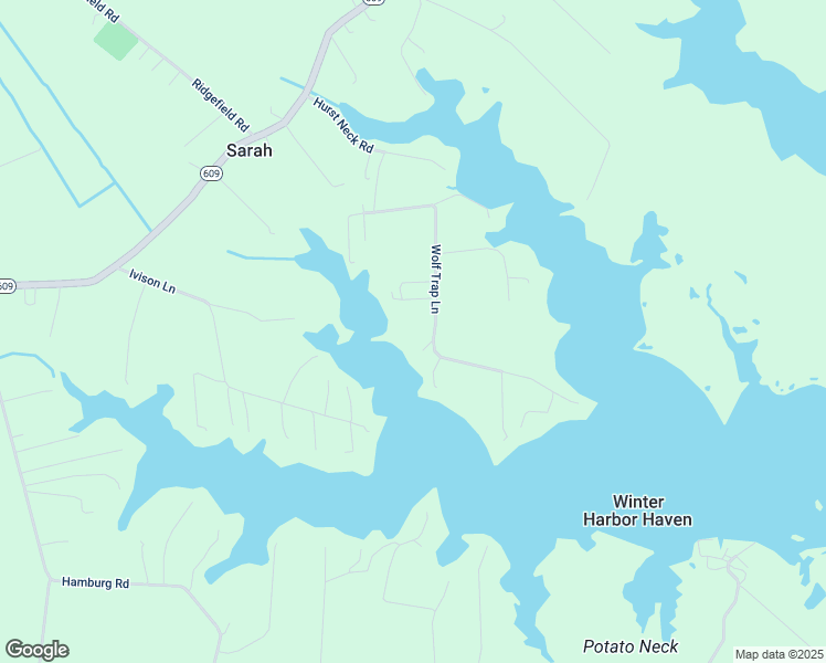 map of restaurants, bars, coffee shops, grocery stores, and more near 532 Wolf Trap Lane in Port Haywood