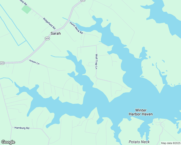 map of restaurants, bars, coffee shops, grocery stores, and more near 532 Wolf Trap Lane in Port Haywood