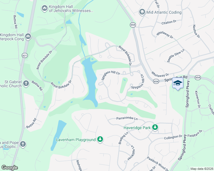 map of restaurants, bars, coffee shops, grocery stores, and more near 8949 Sawgrass Place in Chesterfield