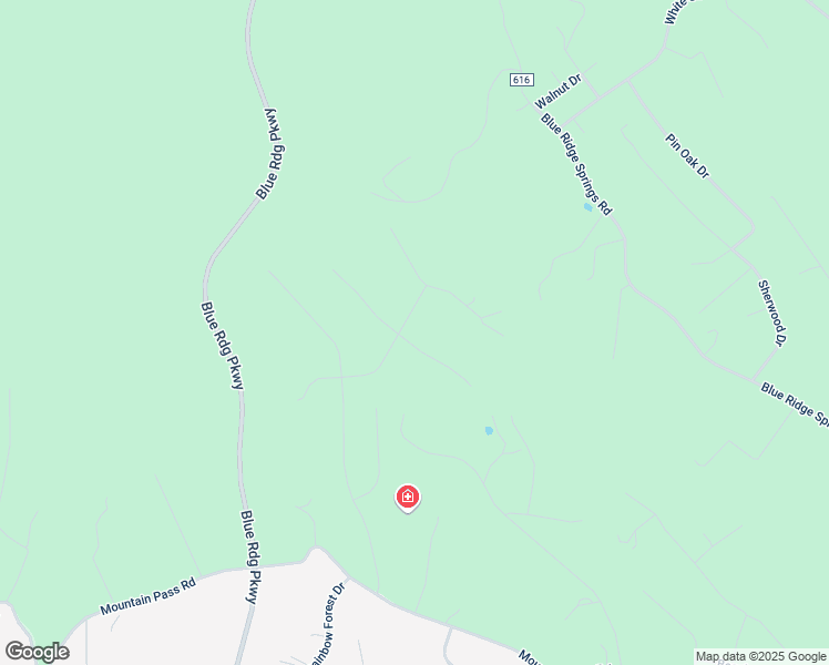 map of restaurants, bars, coffee shops, grocery stores, and more near 27 Chesney Place in Blue Ridge