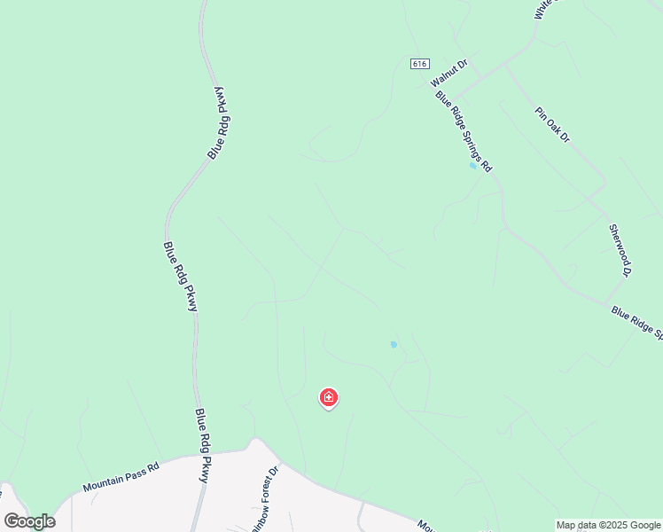 map of restaurants, bars, coffee shops, grocery stores, and more near 27 Chesney Place in Blue Ridge