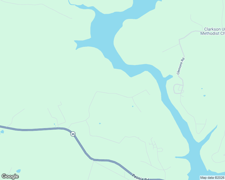 map of restaurants, bars, coffee shops, grocery stores, and more near Unnamed Road in Clarkson