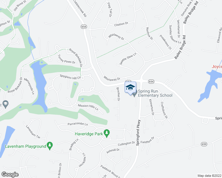 map of restaurants, bars, coffee shops, grocery stores, and more near 14018 Brocket Court in Midlothian
