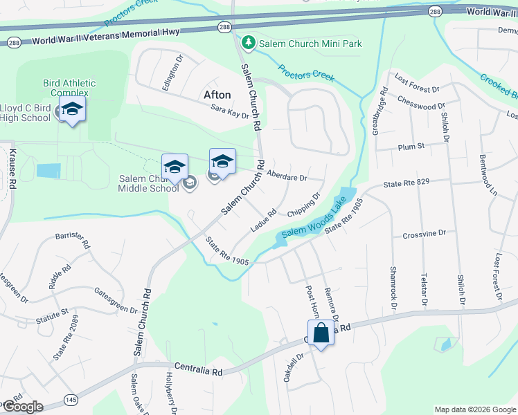 map of restaurants, bars, coffee shops, grocery stores, and more near 5506 Chanson Road in Richmond