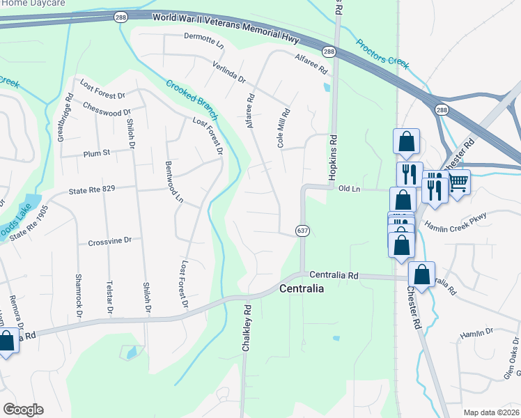 map of restaurants, bars, coffee shops, grocery stores, and more near 4824 Vestry Road in Richmond