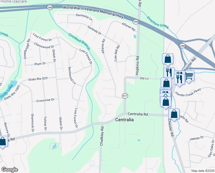 map of restaurants, bars, coffee shops, grocery stores, and more near 4840 Vestry Road in Richmond