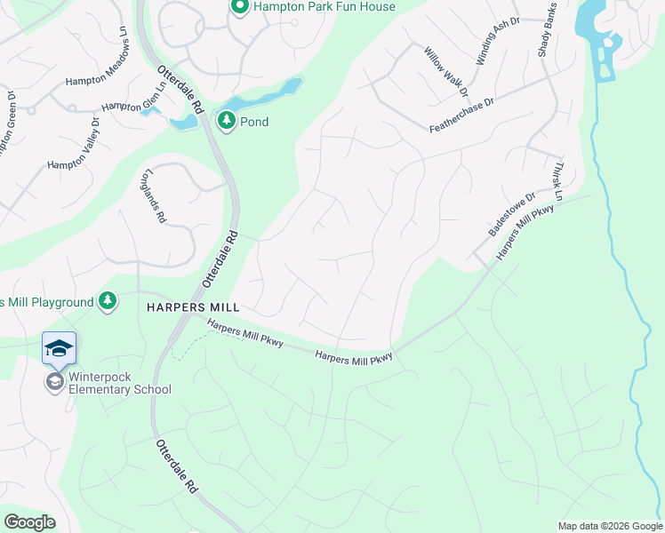map of restaurants, bars, coffee shops, grocery stores, and more near 8400 Morocco Place in Chesterfield