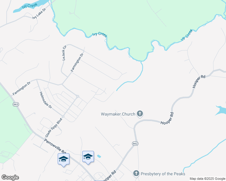 map of restaurants, bars, coffee shops, grocery stores, and more near 1715 Helmsdale Dr in Forest