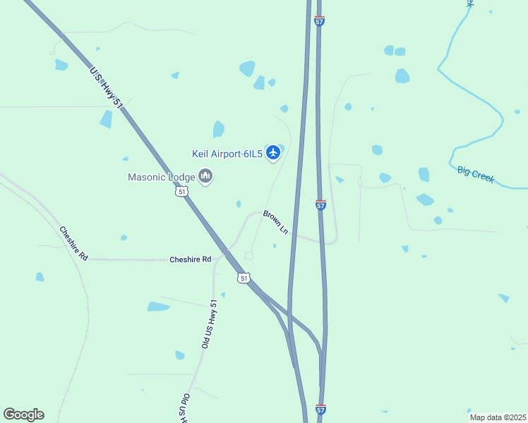 map of restaurants, bars, coffee shops, grocery stores, and more near 101 Keil Lane in Dongola