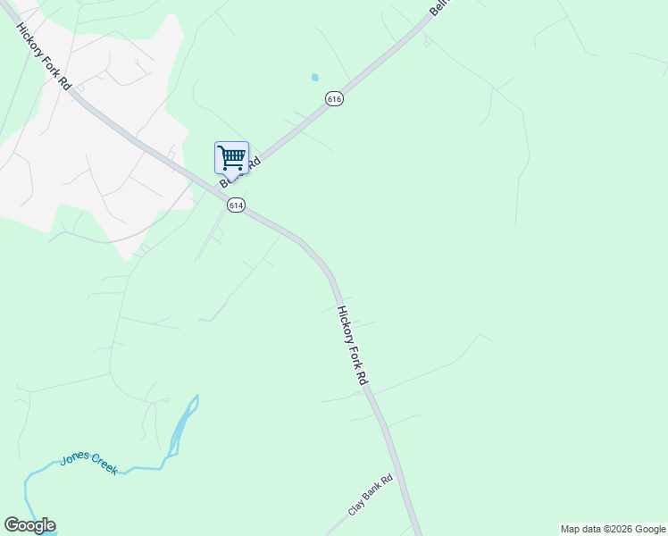 map of restaurants, bars, coffee shops, grocery stores, and more near 4237 State Route 614 in Gloucester