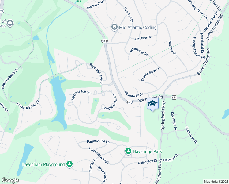 map of restaurants, bars, coffee shops, grocery stores, and more near 13942 Spyglass Hill Circle in Chesterfield