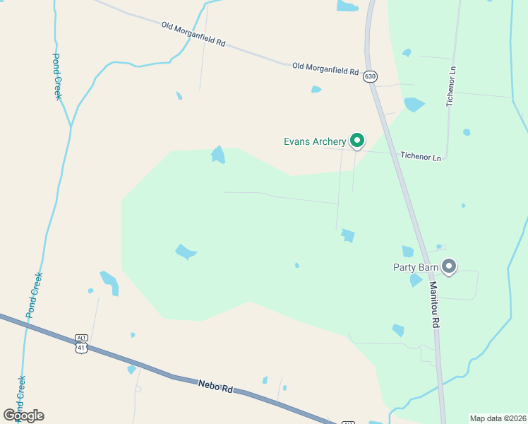 map of restaurants, bars, coffee shops, grocery stores, and more near 441-575 Beeny Lane in Manitou