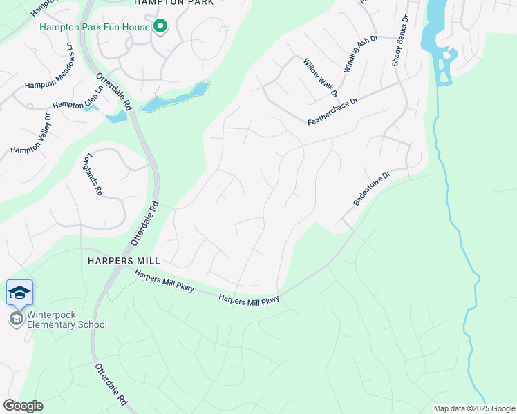 map of restaurants, bars, coffee shops, grocery stores, and more near 8318 Hartridge Drive in Chesterfield