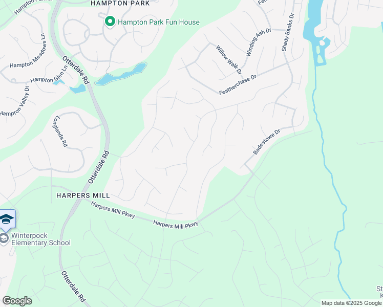 map of restaurants, bars, coffee shops, grocery stores, and more near 8313 Hartridge Drive in Chesterfield