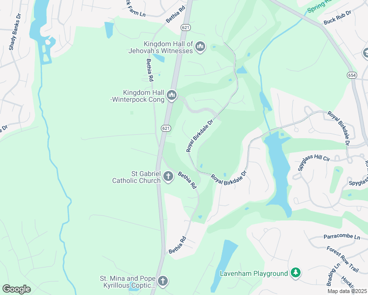 map of restaurants, bars, coffee shops, grocery stores, and more near 8702 Royal Birkdale Drive in Chesterfield