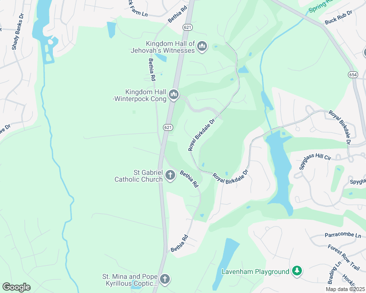 map of restaurants, bars, coffee shops, grocery stores, and more near 8702 Royal Birkdale Drive in Chesterfield